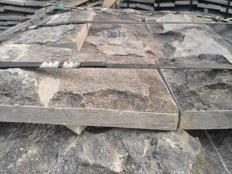 青石板材300×600廠家直銷小院鋪裝施工福字雕刻加工